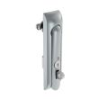 SOUTHCO Swinghandle Latch, Medium Size - 125 mm (4.92 in), With Padlock Hasp, Use with Linear Actuator or as Single Point Latch, CH 333 Key, Non-Sealed, Zinc Alloy, Satin Chrome Plated [H3-50-403-044]