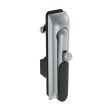 SOUTHCO Swinghandle Latch, Medium Size - 125 mm (4.92 in), With Padlock Hasp, Use with Linear Actuator or as Single Point Latch, CH 300 Key DIN, Sealed, Zinc Alloy, Satin Chrome Plated [H3-50-422-144]