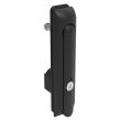 SOUTHCO Swinghandle Latch, Large Size - 150 mm (5.9 in), Without Padlock Hasp, Use with Linear Actuator, CH 751 Key (2 Keys Included), Sealed, Zinc Alloy, Powder Coated, Black [H3-60-101-150]