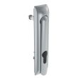 SOUTHCO Swinghandle Latch, Large Size - 150 mm (5.9 in), Without Padlock Hasp, Use with Linear Actuator, Non-Locking with detent, Non-Sealed, Zinc Alloy, Satin Chrome Plated [H3-60-120-044]