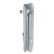 SOUTHCO Swinghandle Latch, Large Size - 150 mm (5.9 in), Without Padlock Hasp, Use with Linear Actuator, CH 300 Key DIN, Non-Sealed, Zinc Alloy, Satin Chrome Plated [H3-60-122-044]