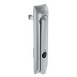 SOUTHCO Swinghandle Latch, Large Size - 150 mm (5.9 in), Without Padlock Hasp, Use with Linear Actuator, Bellcore 216 Key, Non-Sealed, Zinc Alloy, Satin Chrome Plated [H3-60-142-044]