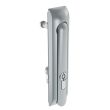 SOUTHCO Swinghandle Latch, Large Size - 150 mm (5.9 in), Without Padlock Hasp, Use with Linear Actuator, 5 mm Double Bit DIN, Non-Sealed, Zinc Alloy, Satin Chrome Plated [H3-60-171-044]