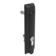 SOUTHCO Swinghandle Latch, Large Size - 150 mm (5.9 in), Without Padlock Hasp, Use with Linear Actuator, 5 mm Double Bit DIN, Non-Sealed, Zinc Alloy, Powder Coated, Black [H3-60-171-050]