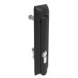 SOUTHCO Swinghandle Latch, Large Size - 150 mm (5.9 in), Without Padlock Hasp, Use with Linear Actuator, Bellcore 216 Key DIN, Non-Sealed, Zinc Alloy, Powder Coated, Black [H3-60-172-050]