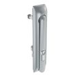 SOUTHCO Swinghandle Latch, Large Size - 150 mm (5.9 in), Without Padlock Hasp, Use with Linear Actuator, 8 mm Triangle DIN, Non-Sealed, Zinc Alloy, Satin Chrome Plated [H3-60-177-044]