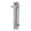 SOUTHCO Swinghandle Latch, Large Size - 150 mm (5.9 in), With Padlock Hasp, Use with Linear Actuator or as Single Point Latch, CH 300 Key, Non-Sealed, Zinc Alloy, Satin Chrome Plated [H3-60-202-044]