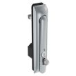 SOUTHCO Swinghandle Latch, Large Size - 150 mm (5.9 in), With Padlock Hasp, Use with Linear Actuator or as Single Point Latch, CH 300 Key, Sealed, Zinc Alloy, Satin Chrome Plated [H3-60-202-144]