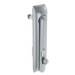 SOUTHCO Swinghandle Latch, Large Size - 150 mm (5.9 in), With Padlock Hasp, Use with Linear Actuator or as Single Point Latch, CH 333 Key, Non-Sealed, Zinc Alloy, Satin Chrome Plated [H3-60-203-044]