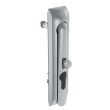 SOUTHCO Swinghandle Latch, Large Size - 150 mm (5.9 in), With Padlock Hasp, Use with Linear Actuator or as Single Point Latch, Non-Locking with detent, Non-Sealed, Zinc Alloy, Satin Chrome Plated [H3-60-220-044]