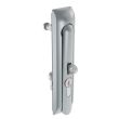SOUTHCO Swinghandle Latch, Large Size - 150 mm (5.9 in), With Padlock Hasp, Use with Linear Actuator or as Single Point Latch, CH 300 Key DIN, Non-Sealed, Zinc Alloy, Satin Chrome Plated [H3-60-222-044]