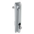 SOUTHCO Swinghandle Latch, Large Size - 150 mm (5.9 in), With Padlock Hasp, Use with Linear Actuator or as Single Point Latch, 5 mm Double Bit, Non-Sealed, Zinc Alloy, Satin Chrome Plated [H3-60-241-044]