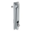 SOUTHCO Swinghandle Latch, Large Size - 150 mm (5.9 in), With Padlock Hasp, Use with Linear Actuator or as Single Point Latch, Bellcore 216 Key, Non-Sealed, Zinc Alloy, Satin Chrome Plated [H3-60-242-044]