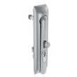 SOUTHCO Swinghandle Latch, Large Size - 150 mm (5.9 in), With Padlock Hasp, Use with Linear Actuator or as Single Point Latch, 3 mm Double Bit DIN, Non-Sealed, Zinc Alloy, Satin Chrome Plated [H3-60-270-044]