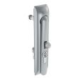 SOUTHCO Swinghandle Latch, Large Size - 150 mm (5.9 in), With Padlock Hasp, Use with Linear Actuator or as Single Point Latch, 5 mm Double Bit DIN, Non-Sealed, Zinc Alloy, Satin Chrome Plated [H3-60-271-044]