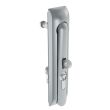 SOUTHCO Swinghandle Latch, Large Size - 150 mm (5.9 in), With Padlock Hasp, Use with Linear Actuator or as Single Point Latch, 8 mm Triangle DIN, Non-Sealed, Zinc Alloy, Satin Chrome Plated [H3-60-277-044]