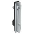 SOUTHCO Swinghandle Latch, Large Size - 150 mm (5.9 in), Without Padlock Hasp, Use with Linear Actuator, CH 751 Key (2 Keys Included), Sealed, Zinc Alloy, Satin Chrome Plated [H3-60-301-144]