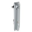 SOUTHCO Swinghandle Latch, Large Size - 150 mm (5.9 in), Without Padlock Hasp, Use with Linear Actuator, CH 300 Key DIN, Non-Sealed, Zinc Alloy, Satin Chrome Plated [H3-60-322-044]