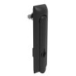 SOUTHCO Swinghandle Latch, Large Size - 150 mm (5.9 in), Without Padlock Hasp, Use with Linear Actuator, 3 mm Double Bit, Non-Sealed, Zinc Alloy, Powder Coated, Black [H3-60-340-050]