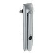 SOUTHCO Swinghandle Latch, Large Size - 150 mm (5.9 in), Without Padlock Hasp, Use with Linear Actuator, 5 mm Double Bit, Non-Sealed, Zinc Alloy, Satin Chrome Plated [H3-60-341-044]