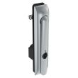 SOUTHCO Swinghandle Latch, Large Size - 150 mm (5.9 in), Without Padlock Hasp, Use with Linear Actuator, 5 mm Double Bit, Sealed, Zinc Alloy, Satin Chrome Plated [H3-60-341-144]