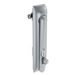 SOUTHCO Swinghandle Latch, Large Size - 150 mm (5.9 in), With Padlock Hasp, Use with Linear Actuator or as Single Point Latch, CH 751 Key (2 Keys Included), Non-Sealed, Zinc Alloy, Satin Chrome Plated [H3-60-401-044]
