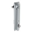 SOUTHCO Swinghandle Latch, Large Size - 150 mm (5.9 in), With Padlock Hasp, Use with Linear Actuator or as Single Point Latch, CH 300 Key, Non-Sealed, Zinc Alloy, Satin Chrome Plated [H3-60-402-044]