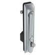 SOUTHCO Swinghandle Latch, Large Size - 150 mm (5.9 in), With Padlock Hasp, Use with Linear Actuator or as Single Point Latch, CH 300 Key, Sealed, Zinc Alloy, Satin Chrome Plated [H3-60-402-144]