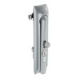 SOUTHCO Swinghandle Latch, Large Size - 150 mm (5.9 in), With Padlock Hasp, Use with Linear Actuator or as Single Point Latch, CH 300 Key DIN, Non-Sealed, Zinc Alloy, Satin Chrome Plated [H3-60-422-044]