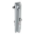 SOUTHCO Swinghandle Latch, Large Size - 150 mm (5.9 in), With Padlock Hasp, Use with Linear Actuator or as Single Point Latch, CH 333 Key DIN, Non-Sealed, Zinc Alloy, Satin Chrome Plated [H3-60-423-044]