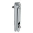 SOUTHCO Swinghandle Latch, Large Size - 150 mm (5.9 in), With Padlock Hasp, Use with Linear Actuator or as Single Point Latch, 3 mm Double Bit, Non-Sealed, Zinc Alloy, Satin Chrome Plated [H3-60-440-044]