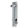 SOUTHCO Swinghandle Latch, Large Size - 150 mm (5.9 in), With Padlock Hasp, Use with Linear Actuator or as Single Point Latch, 5 mm Double Bit, Non-Sealed, Zinc Alloy, Satin Chrome Plated [H3-60-441-044]