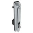 SOUTHCO Swinghandle Latch, Large Size - 150 mm (5.9 in), With Padlock Hasp, Use with Linear Actuator or as Single Point Latch, 5 mm Double Bit, Sealed, Zinc Alloy, Satin Chrome Plated [H3-60-441-144]