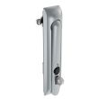 SOUTHCO Swinghandle Latch, Large Size - 150 mm (5.9 in), With Padlock Hasp, Use with Linear Actuator or as Single Point Latch, Bellcore 216 Key, Non-Sealed, Zinc Alloy, Satin Chrome Plated [H3-60-442-044]