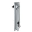SOUTHCO Swinghandle Latch, Large Size - 150 mm (5.9 in), With Padlock Hasp, Use with Linear Actuator or as Single Point Latch, 8 mm Triangle, Non-Sealed, Zinc Alloy, Satin Chrome Plated [H3-60-447-044]