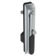 SOUTHCO Swinghandle Latch, Large Size - 150 mm (5.9 in), With Padlock Hasp, Use with Linear Actuator or as Single Point Latch, 3 mm Double Bit DIN, Sealed, Zinc Alloy, Satin Chrome Plated [H3-60-470-144]