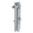 SOUTHCO Swinghandle Latch, Large Size - 150 mm (5.9 in), With Padlock Hasp, Use with Linear Actuator or as Single Point Latch, Bellcore 216 Key DIN, Non-Sealed, Zinc Alloy, Satin Chrome Plated [H3-60-472-044]