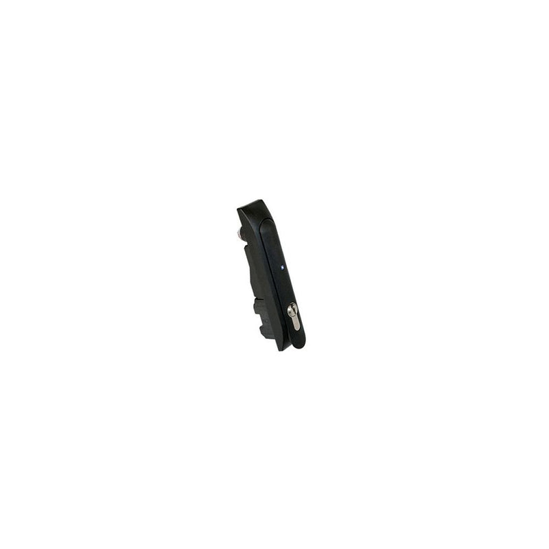 SOUTHCO Electronic Locking Swinghandle, No Card Reader, No Output, CH 751 Key DIN Lock, Glass Filled Nylon, Black [H3-EM-60-200]