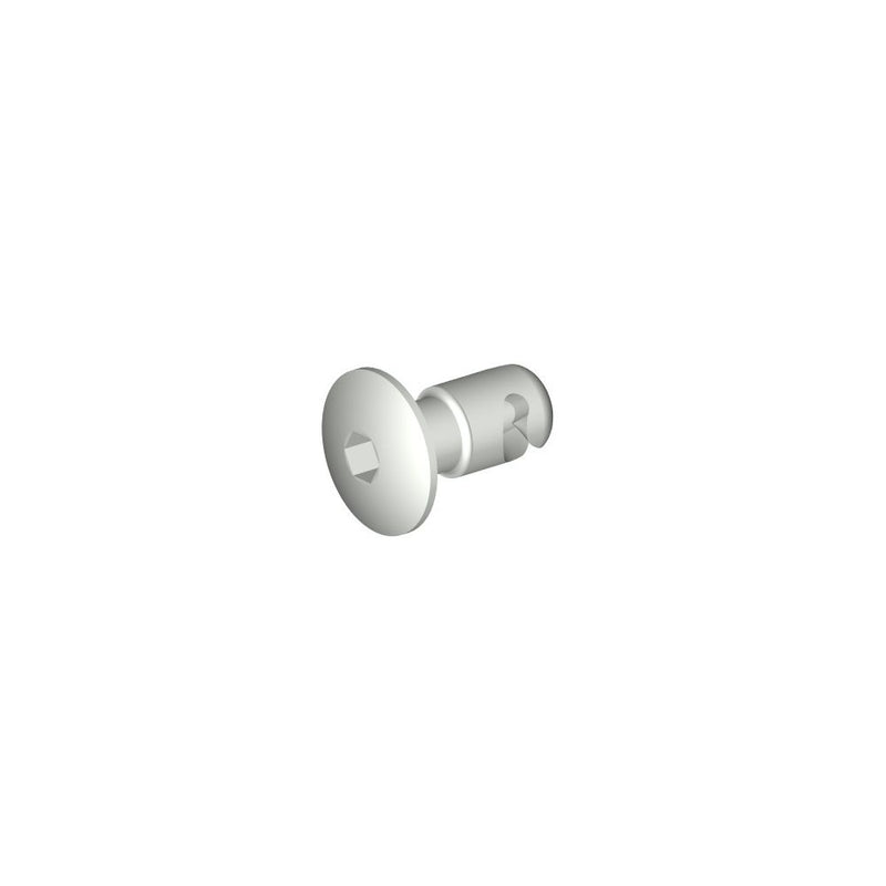 SOUTHCO DZUS® Quarter-Turn Stud, Size 4, Hex Recess, Steel Zinc Plate, Bright chromate [D4-ASHJ4-40]