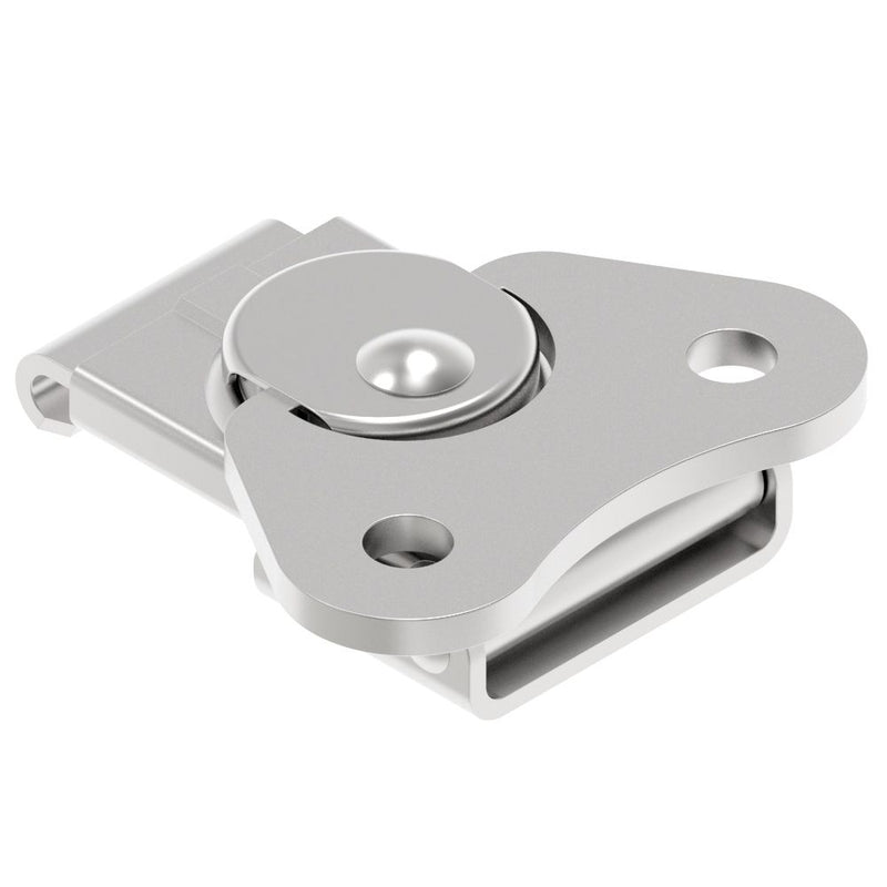 SOUTHCO Link Lock Draw Latch, Small Size, Riveted, Stainless Steel, Natural [K3-1660-52]