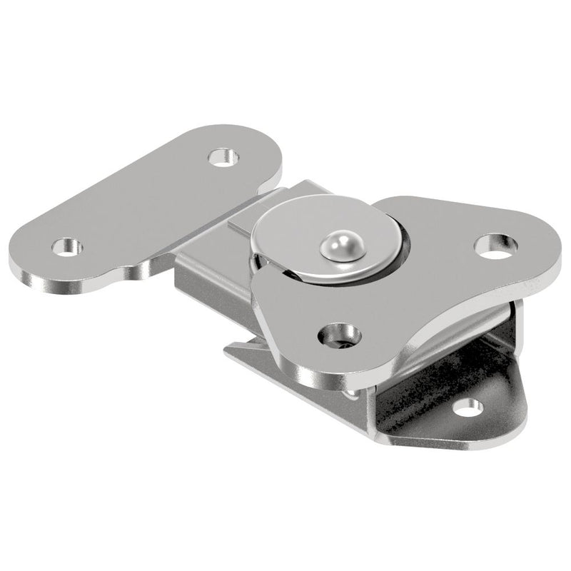 SOUTHCO Link Lock Draw Latch, Small Size, Riveted, Steel, Bright [K3-1746-07]