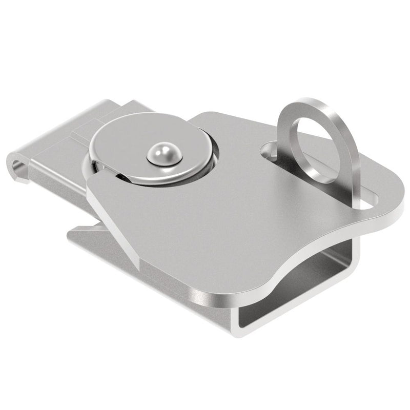 SOUTHCO Link Lock Draw Latch, Small Size, Riveted, Stainless Steel, Natural [K3-2403-52]