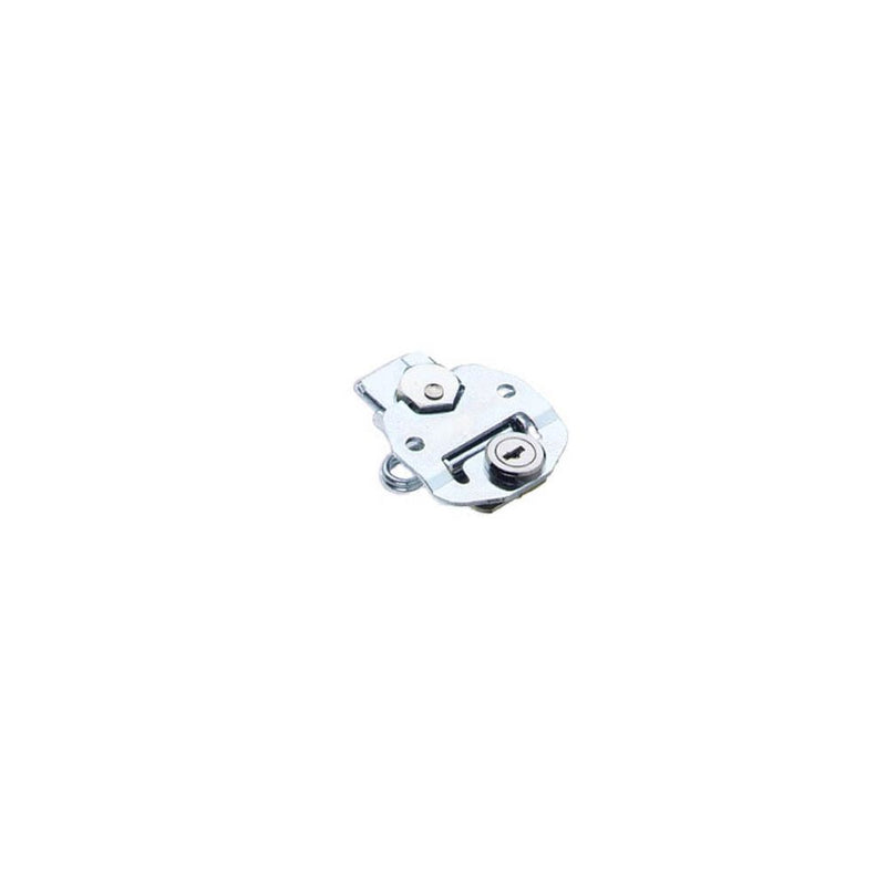 SOUTHCO Link Lock Draw Latch, Medium Size, Spring Loaded, Steel, Bright [K4-2833-07]