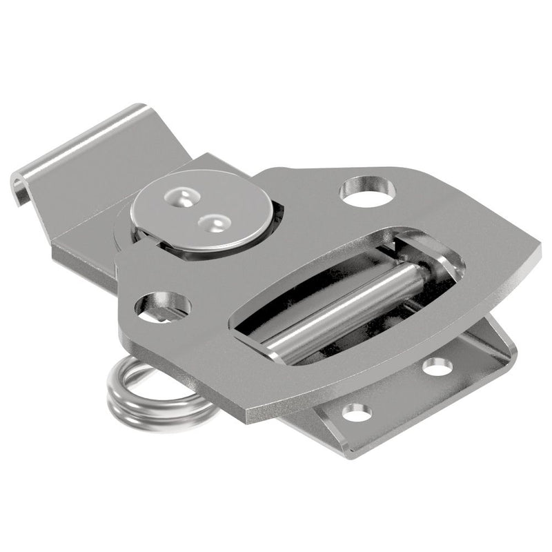 SOUTHCO Link Lock Draw Latch, Large Size, Spring Loaded, Steel, Bright [K5-2814-07]