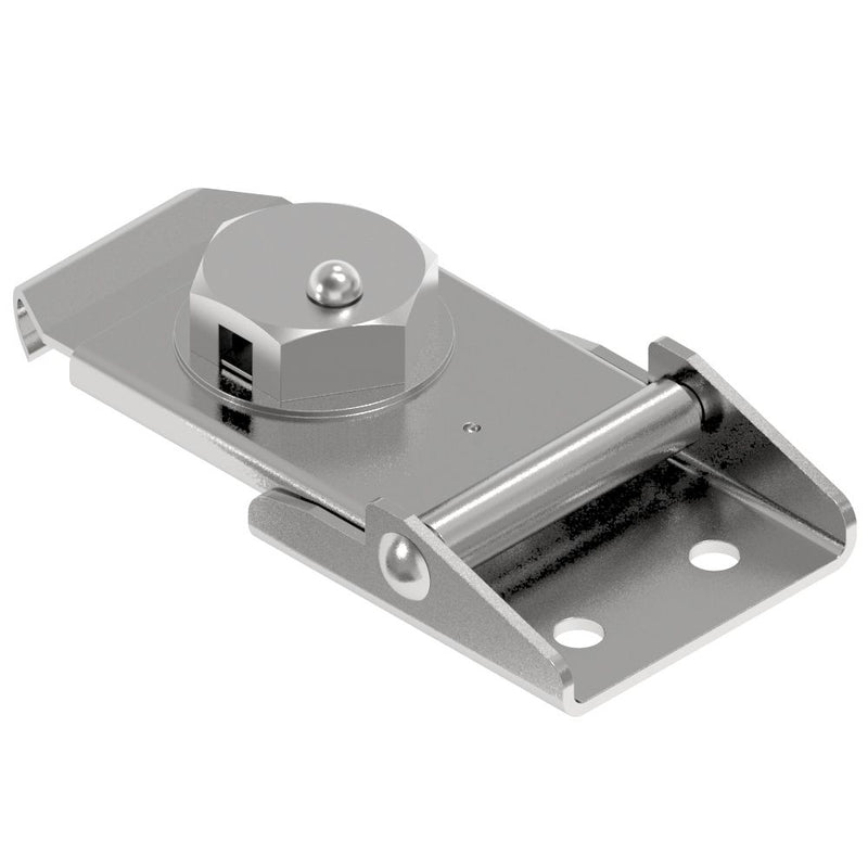 SOUTHCO Link Lock Draw Latch, Large Size, Riveted, Steel, Bright [K5-2818-07]