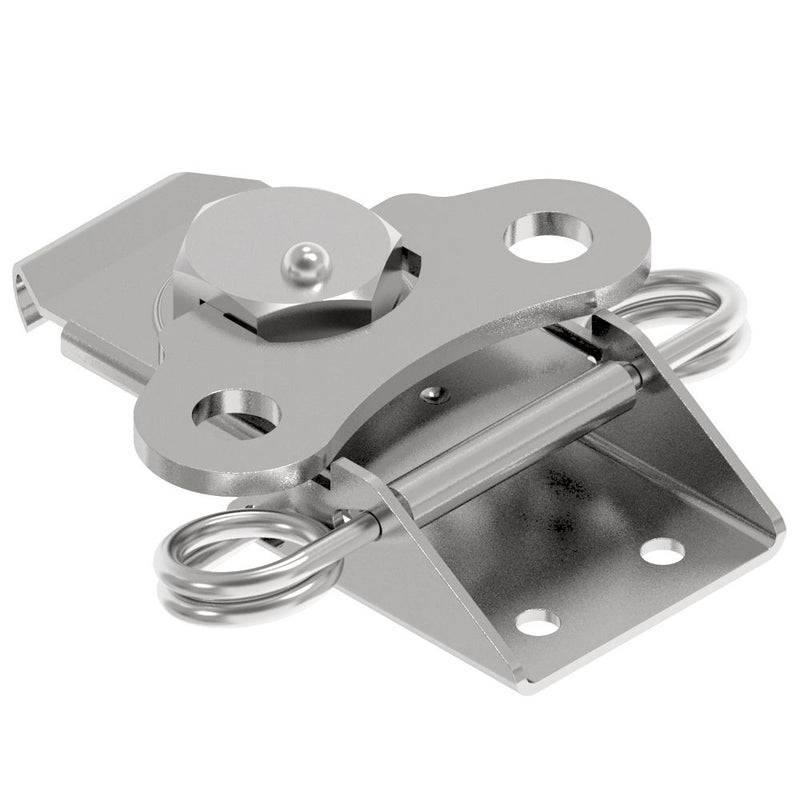 SOUTHCO Link Lock Draw Latch, Large Size, Spring Loaded, Steel, Bright [K5-2858-07]