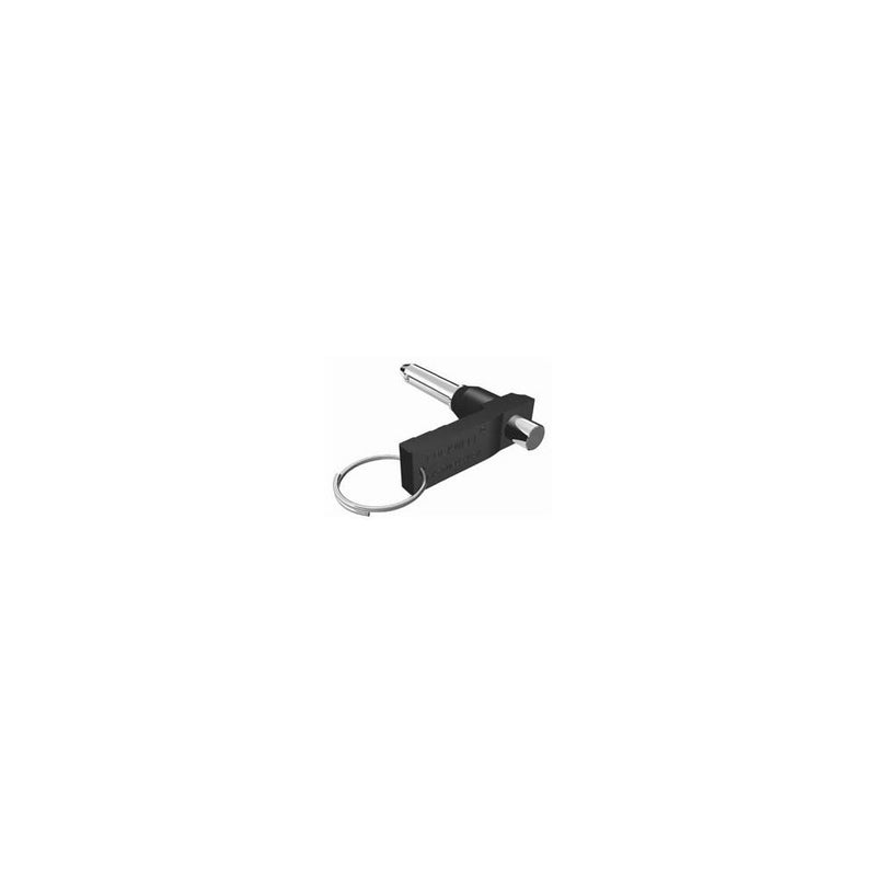 SOUTHCO LOCKWELL® Pin, Single Acting, L-Handle, 14.249 mm Shank Dia., 127 mm Grip, Stainless Steel, Passivated [LG-9CL5000]