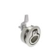 SOUTHCO Compression Latch, Medium Size, No Restriction, 12 - 22.5mm (.475 - . 885 in) Door thickness, 27 - 40mm or 51 -64mm (1.06 - 1.57 in or 2.00 - 2.52 in) Grip, 316 Stainless Steel, Electropolished [M1-20-32-48]
