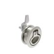 SOUTHCO Compression Latch, Medium Size, No Restriction, 18.5 - 29mm (.073 - 1.14 in) Door thickness, 27 - 40mm or 51 -64mm (1.06 - 1.57 in or 2.00 - 2.52 in) Grip, 316 Stainless Steel, Electropolished [M1-20-33-48]