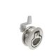 SOUTHCO Compression Latch, Medium Size, No Restriction, 18.5 - 29mm (.073 - 1.14 in) Door thickness, 21 - 28mm or 63 -76mm (.83 - 1.10 in or 2.48 - 3.00 in) Grip, 316 Stainless Steel, Electropolished [M1-20-33-58]
